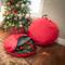 Santa's Bag 36" Hanging Christmas Wreath Storage Container
